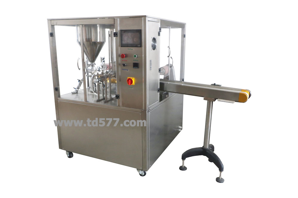 TD-7氣動轉盤式灌裝封口機
